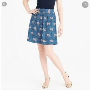 J Crew Mercantile Bengal Print Skirt EUC Size 4